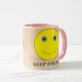 Keep Smiling Tasse (VorderseiteRechts)