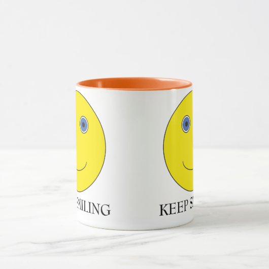 Keep Smiling Tasse (Zentrum)