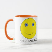 Keep Smiling Tasse (Links)