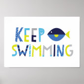 Keep Swimming Poster (Vorne)