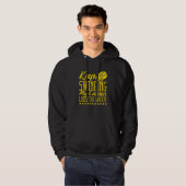Keep Swinging My Catcher Likes The Breeze Softball Hoodie (Vorne ganz)