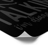 Keep Talking I’m Diagnosing You Funny Sarcastic Qu Poster (Ecke)