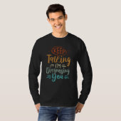 Keep Talking I'm Diagnosing You Irony Saying T-Shirt (Vorne ganz)