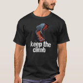 Keep the climb T-Shirt (Vorderseite)