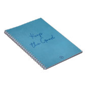 Keep The Good softteal Notizbuch Notizblock (Rechte Seite)