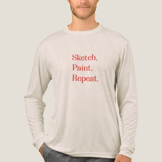 Keep the Momentum Alive With Creative Sessions Tri-Blend Shirt (Vorderseite)