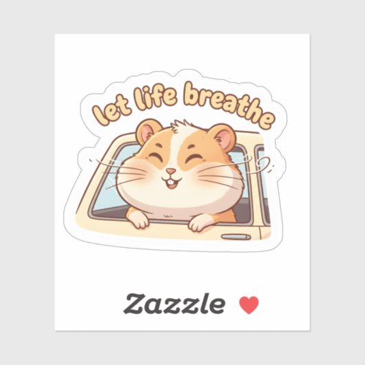 Keep the Peace, Keep the Pace – Cute Scooter Aufkleber (Blatt)