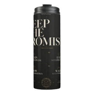 Keep The Promise™ Premium Disziplin & Persönlich Thermosbecher