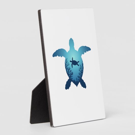 Keep The Sea Plastic Free Save The Sea Turtles T-S Fotoplatte (Seite)