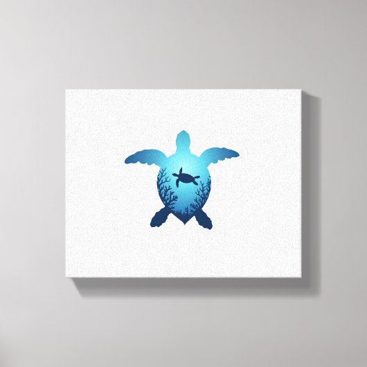 Keep The Sea Plastic Free Save The Sea Turtles T-S Leinwanddruck (Vorderseite)