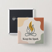 Keep The Spark Button (Vorne & Hinten)