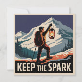 Keep The Spark Einladung (Vorderseite)