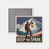 Keep The Spark Magnet (Vorderseite/Rückseite)