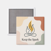 Keep The Spark Magnet (Vorderseite/Rückseite)