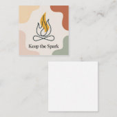Keep The Spark Mitteilungskarte (Vorne/Hinten)