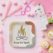 Keep The Spark Pappteller (Party)