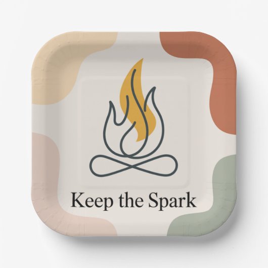 Keep The Spark Pappteller (Vorderseite)