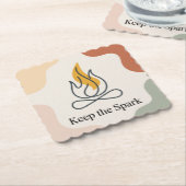 Keep The Spark Untersetzer (angewinkelt)