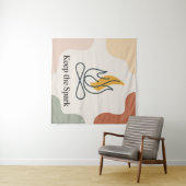 Keep The Spark Wandteppich (Beispiel (Horizontal))