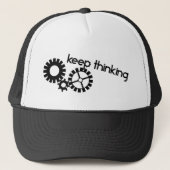 Keep Thinking Truckerkappe (Vorderseite)