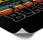 Keep Training Until The Belt Turns Black Karate Ma Poster (Ecke)