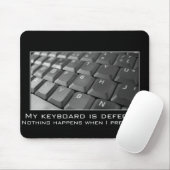 Keep versuchend zu entgehen, aber es arbeiten mousepad (Mit Mouse)