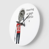 Keep your ears on your own business große wanduhr (Winkel)