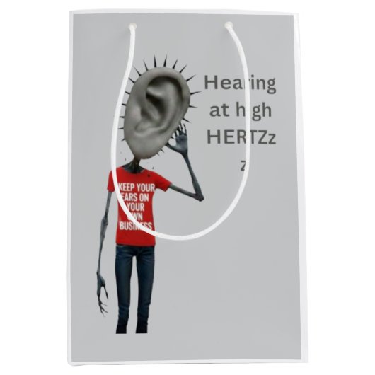 Keep your ears on your own business mittlere geschenktüte (Vorderseite)