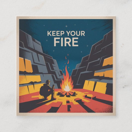 Keep Your Fire Telefonnummerkarte (Vorderseite)