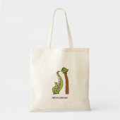 Keep Your Head High - Brachiosaurus Tote Bag Tragetasche (Vorne)