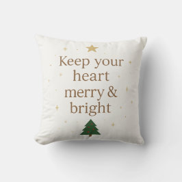 Keep Your Heart Merry & Bright – Cozy Holiday Kissen