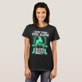 Keep Your Soul Clean Boots Dirty Rodeo Cowgirl Bar T-Shirt (Vorne ganz)