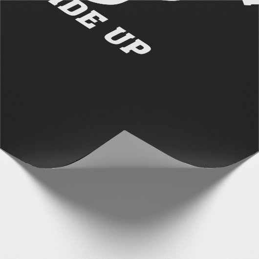 Keep Your Sunny Side Up Funny Egg Inspirational Cu Geschenkpapier (Ecke)