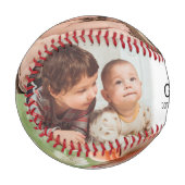 Keepake 4 FotoCollage für Großvater Baseball (Vorderseite Links)