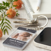 Keepake Baby Foto Einführung Baby Custom Schlüsselanhänger (Vorderseite rechts)