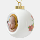 Keepake Baby Foto Keramik Kugel-Ornament (Rechts)