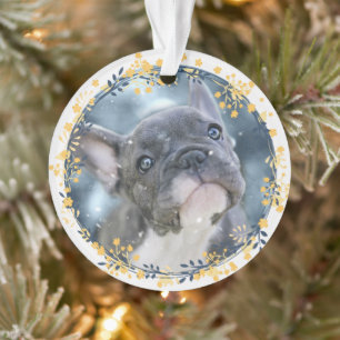 Keepake Baby's oder Pet's First Hanukkah Foto Ornament