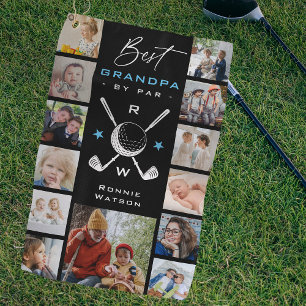 Keepake 'Best Opa by Par' 13 x FotoCollage Golfhandtuch