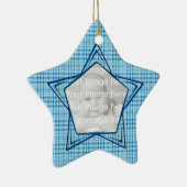 Keepake Blue Baby's First Christmas Ornament (Rechts)