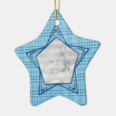 Keepake Blue Baby's First Christmas Ornament (Links)