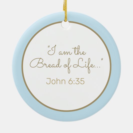 Keepake Boy First Communion Ornament (Hinten)