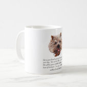 Keepake Cairn Terrier - Männlich Kaffeetasse (Vorderseite Links)