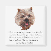 Keepake Cairn Terrier - Männlich Magnet (Vorne)