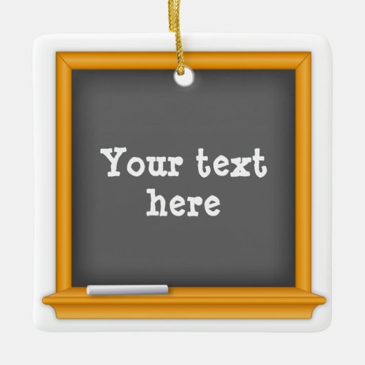 Keepake Chalkboard Keramikornament (Vorderseite)