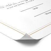 Keepake Elegant Frame Nikah Verträge Poster (Ecke)