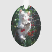 Keepake Family Cat Foto Ornament (Rückseite)