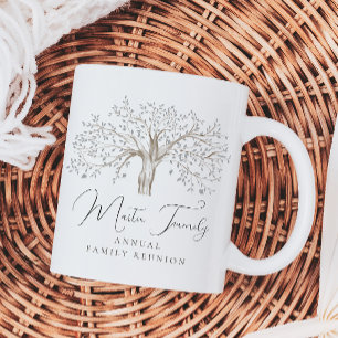 Keepake Family Tree Jährliche Wiedersehen Wasserfa Kaffeetasse