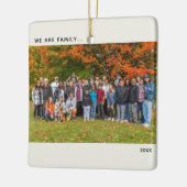 Keepake Family Wiedersehen Foto Keramikornament (Links)