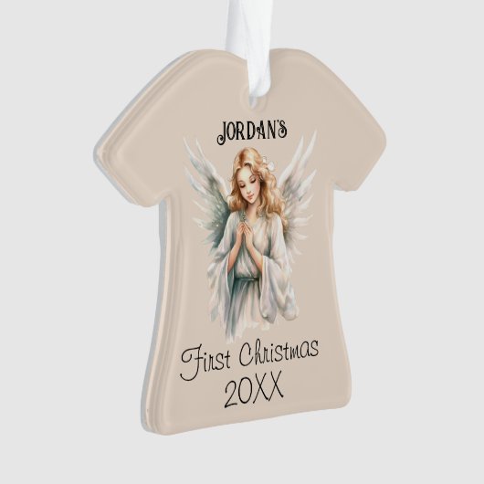 Keepake First Christmas Angel Ornament (Vorderseite)
