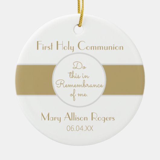 Keepake First Communion Ornament (Vorne)